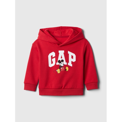 갭 babyGap | Disney Mickey Mouse Relaxed Logo Hoodie