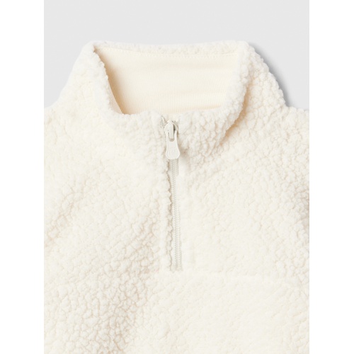 갭 babyGap Sherpa Quarter-Zip Hoodie