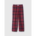 Kids 100% Recycled Plaid Flannel PJ Pants