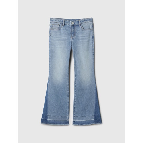 갭 Kids Two-Tone High Rise 70s Flare Jeans