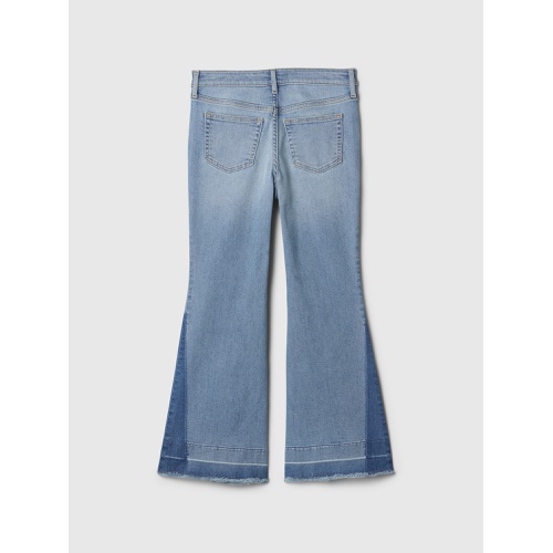 갭 Kids Two-Tone High Rise 70s Flare Jeans