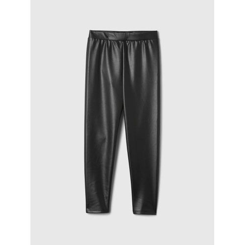 갭 Kids Vegan-Leather Pull-On Leggings