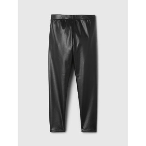 갭 Kids Vegan-Leather Pull-On Leggings