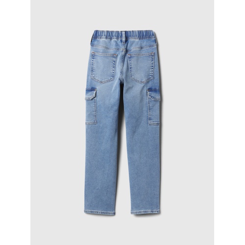 갭 Kids SuperSoft Original Straight Cargo Pull-On Jeans