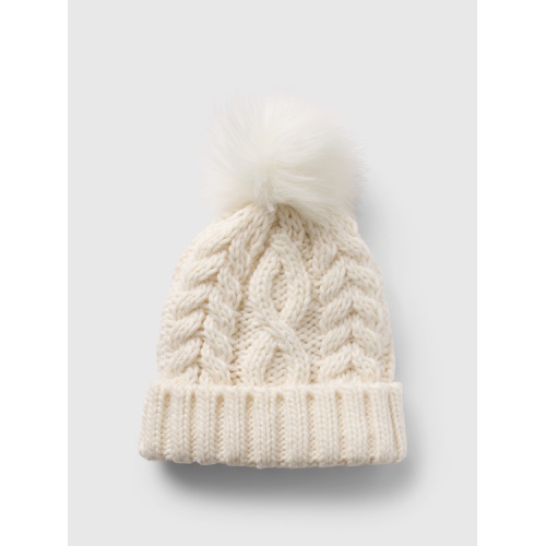 갭 Cable-Knit Poof Beanie