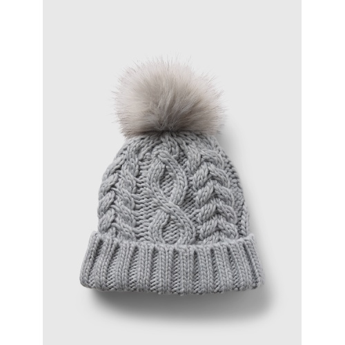 갭 Cable-Knit Poof Beanie