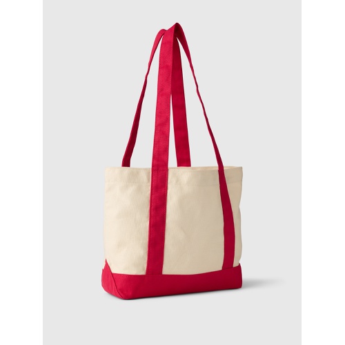 갭 Gap Logo Canvas Tote Bag