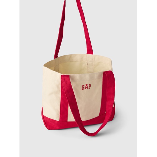 갭 Gap Logo Canvas Tote Bag