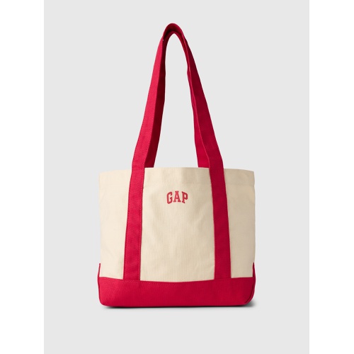 갭 Gap Logo Canvas Tote Bag