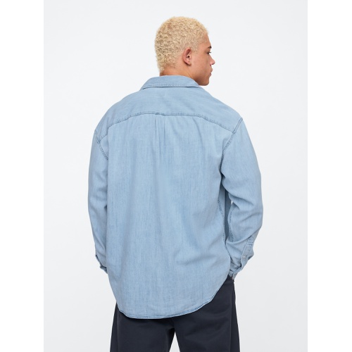 갭 Denim Big Shirt