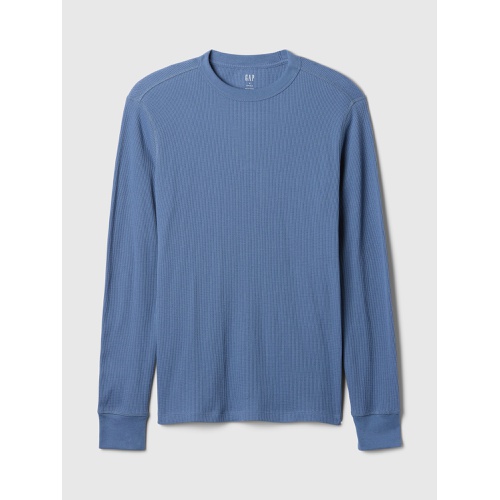 갭 Waffle-Knit Crewneck T-Shirt