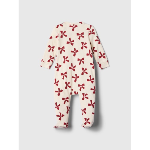 갭 Baby Print Two-Way Zip One-Piece