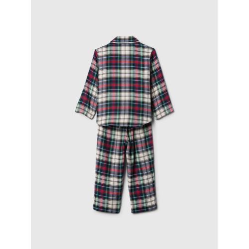 갭 babyGap 100% Recycled Flannel PJ Set