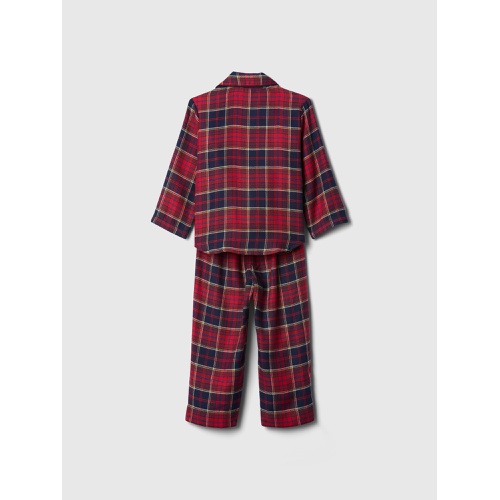 갭 babyGap 100% Recycled Flannel PJ Set