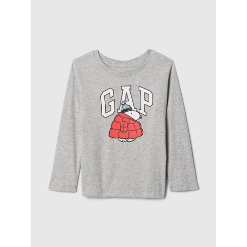 갭 babyGap | Peanuts Logo T-Shirt