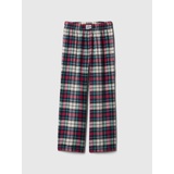 Kids 100% Recycled Plaid Flannel PJ Pants