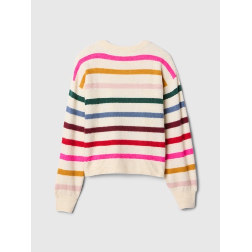 갭 Kids Relaxed Happy-Stripe Sweater