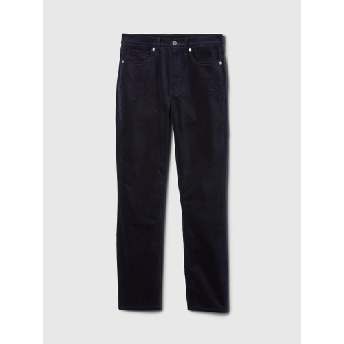 갭 High Rise Soft Vintage Slim Velvet Pants