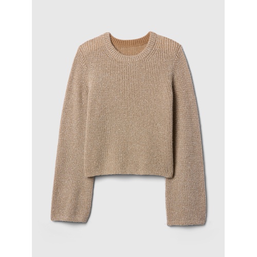 갭 100% Recycled Relaxed Shine Eyelash Sweater