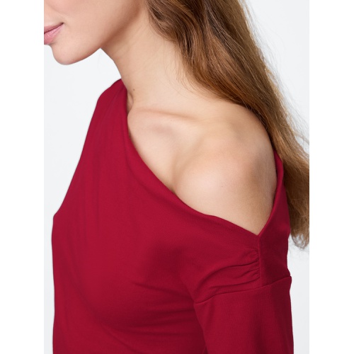 갭 Stretch Jersey One-Shoulder Top