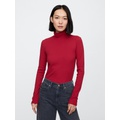 Ribbed Turtleneck T-Shirt