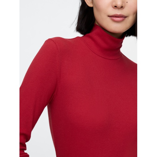 갭 Ribbed Turtleneck T-Shirt