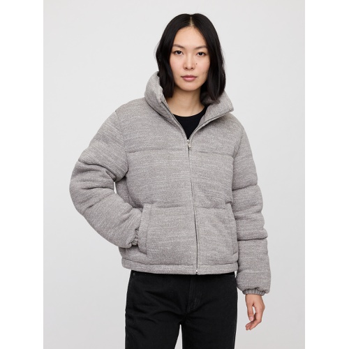 갭 Relaxed Short Puffer Jacket