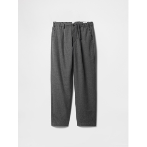 갭 Recycled Soft Baggy Pleated Dress Pants