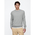 CashSoft Cable-Knit Crewneck Sweater