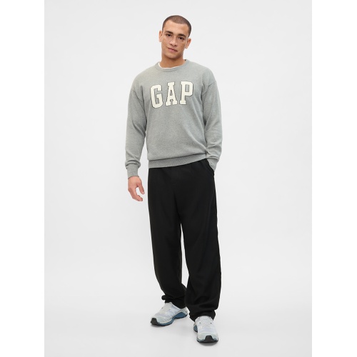 갭 Relaxed Gap Logo Intarsia Sweater