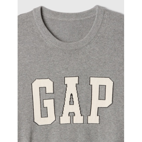 갭 Relaxed Gap Logo Intarsia Sweater