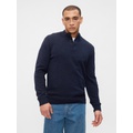 Mockneck Henley Sweater