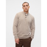 Mockneck Henley Sweater