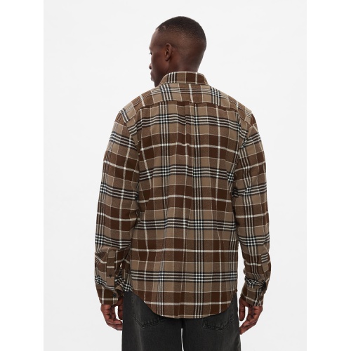 갭 Flannel Shirt in Standard Fit