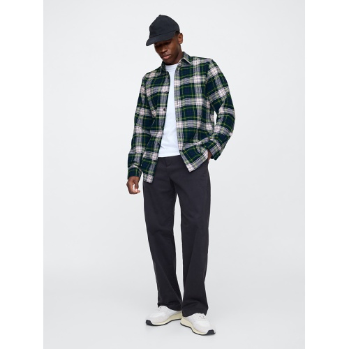 갭 Flannel Shirt in Standard Fit