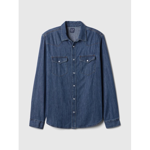 갭 Denim Western Shirt