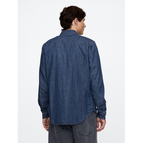 갭 Denim Western Shirt