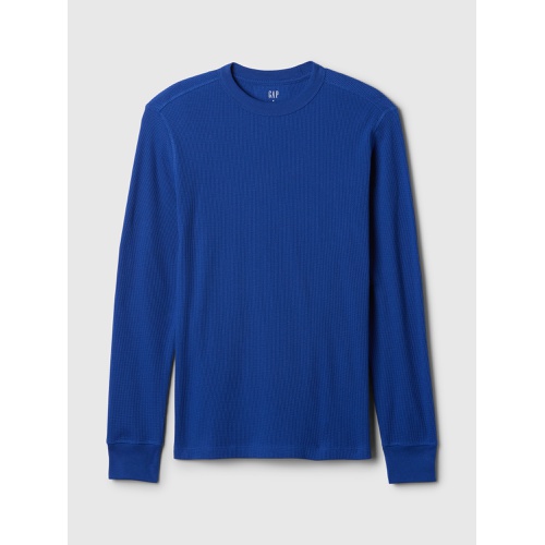 갭 Waffle-Knit Crewneck T-Shirt