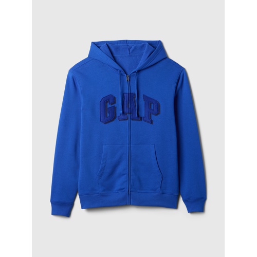 갭 Relaxed Gap Logo Zip Hoodie