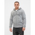 Gap Logo Sherpa-Lined Zip Hoodie