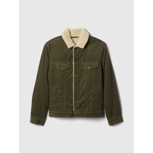 갭 Sherpa-Lined Icon Corduroy Jacket