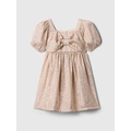 babyGap Shine Puff Sleeve Bow Dress