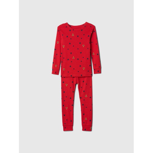 갭 babyGap 100% Organic Cotton V-Day Brannan Bear PJ Set