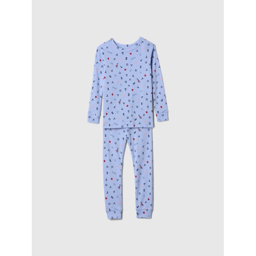 갭 babyGap 100% Organic Cotton Love Print PJ Set