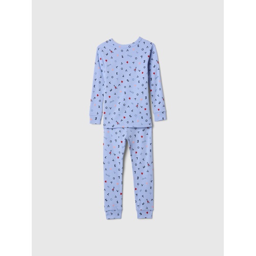 갭 babyGap 100% Organic Cotton Love Print PJ Set