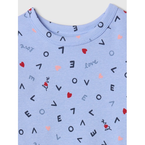 갭 babyGap 100% Organic Cotton Love Print PJ Set