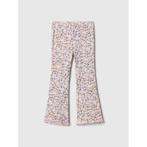 갭 babyGap Ribbed Flare Pull-On Leggings