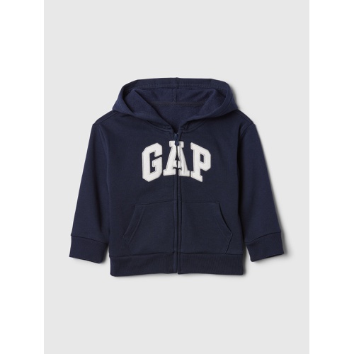 갭 babyGap Relaxed Logo Zip Hoodie