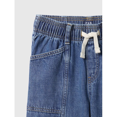 갭 Kids Seamed Wide-Leg Pull-On Jeans