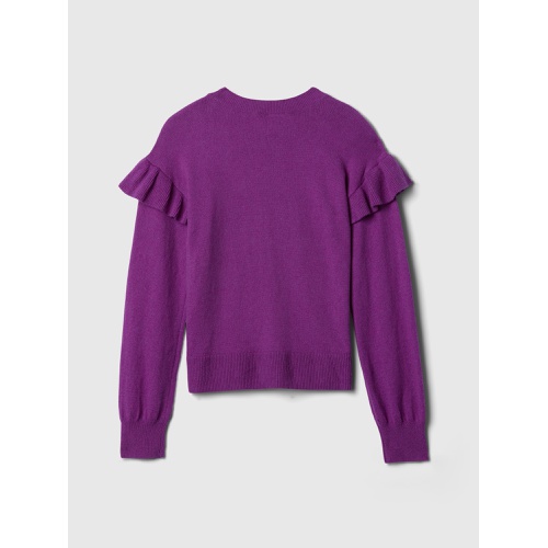 갭 Kids CashSoft Ruffle Sweater